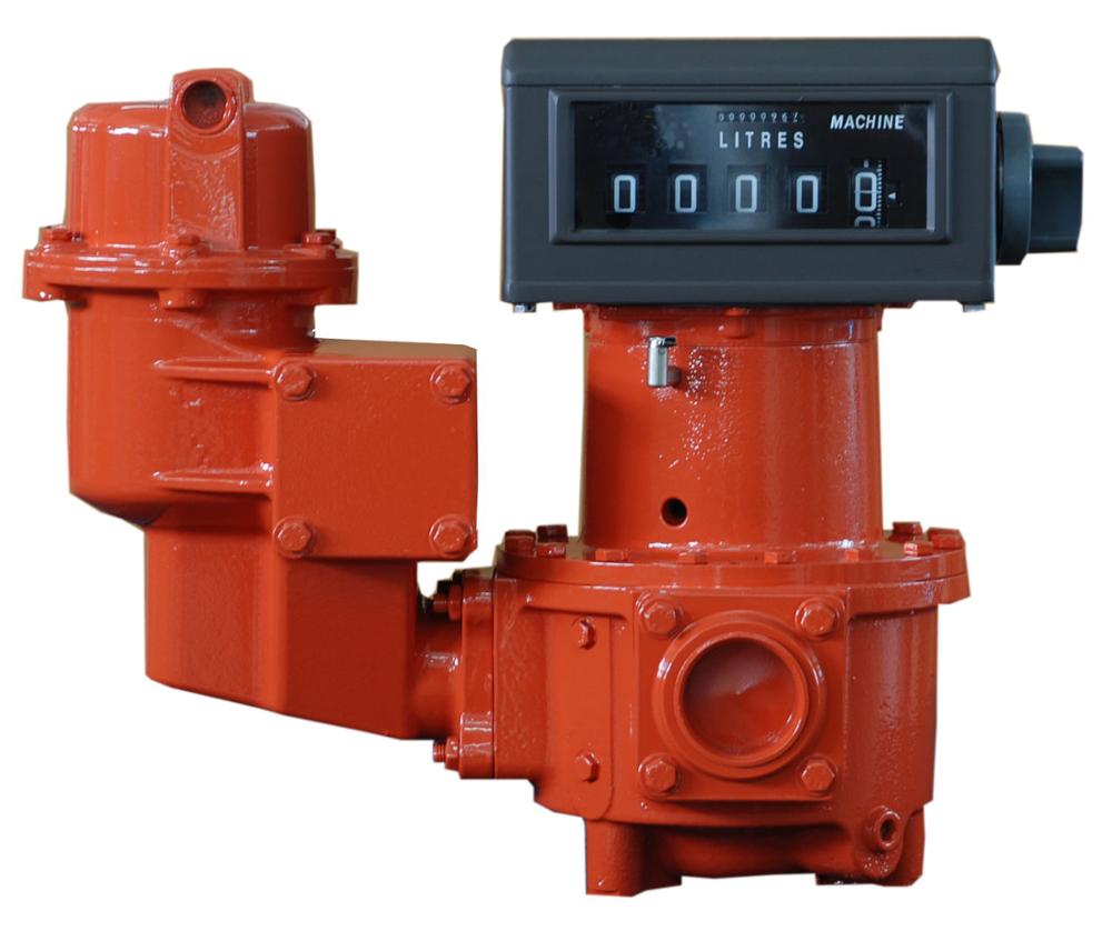 Bulk positive displacement Flow meter, vane flow meter for petrol, diesel, gasoline in tank truck, stock terminal